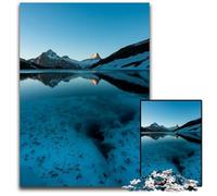 1000 Piece Jigsaw Bachalpsee Lake Puzzles for Adults Challenging Brain Teaser Family Activity Home Decor 1000 PCS(38x26cm)