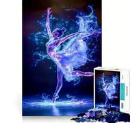1000 Piece Jigsaw Ballerina in Stardust Precise Cut Art Brain Teaser Gift Leisure Time Fun Christmas Wall Art (50x75cm)