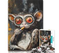 1000 Piece Jigsaw Basquiat Style Adult Puzzles 1000 Pieces,Toys Educational Games Stress Relieving Wishlist with Santa Claus 75x50cm