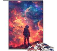 1000 Piece Jigsaw Beautiful Space Scene Jigsaw Puzzle 1000 Pieces Family Interaction & Brain Challenge, Family Activity Challenge (Size 26x38cm)
