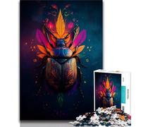 1000 Piece Jigsaw Beetle 1000 Piece Jigsaw Puzzles for Adults Gifts,Toys Educational Games Stress Relieving Enhance Love between Couples 75x50cm