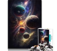 1000 Piece Jigsaw Beyond The Milky Way Adult Puzzles 1000 Pieces,Learning Educational Toys Family Games Enhance Love between Couples (38x26cm)
