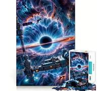 1000 Piece Jigsaw Black Hole Sharp Joint Play, Focus Building Toy, Quiet Play Game, Birthday Fun Play (38x52cm)