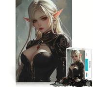 1000 Piece Jigsaw Blood Elf Vampire Ghoul Tight Fit Piece, Focus Fun Game, Cozy Fun Time, Christmas Art Display (38x26cm)