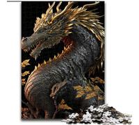 1000 Piece Jigsaw Brave Dragon cardboard Puzzles size 26x38cm for Teenagers, Family Game Night, Brain-Challenging Gift Idea