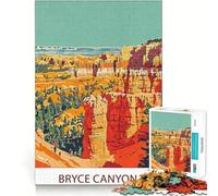 1000 Piece Jigsaw Bryce Canyon National Park Smooth Edge Play Creative Game Toy Cozy Time Play Birthday Fun Gift (38x26cm)