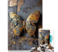 1000 Piece Jigsaw Butterfly Oil Painting 1000 Pieces Jigsaw Puzzles For Teens And Adults,Artistic Wall Decor & Birthday Gift Idea for Friends, Home Office 50x75cm
