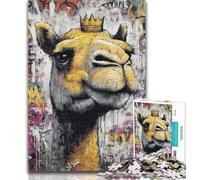 1000 Piece Jigsaw Camel Art Adult Jigsaws 1000 Piece,Wall Decoration Unique Birthday And Xmas Gifts Suitable for And 14 26x38cm