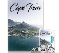 1000 Piece Jigsaw Cape Town Jigsaw Puzzles for Adults,is Ideal As A Gift for The Whole Family Suitable for And 14 75x50cm