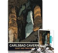 1000 Piece Jigsaw Carlsbad Caverns 1000 Piece Jigsaw Puzzles for Adults Gifts,gifts for Friends And Family for for Age 14 75x50cm