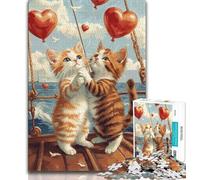 1000 Piece Jigsaw Cat Crew Jigsaw Puzzles for Teenagers 1000 Pieces,Relax Games Is Ideal As A Gift for The Whole Family (26x38cm)