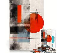 1000 Piece Jigsaw Chic Minimalist Patterns Premium Cut Play Creative Brain Game Peace Fun Time Christmas Wall Art (50x75cm)