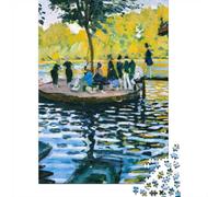 1000 Piece Jigsaw, Claude Monet La Grenouill, Festive Gift, 70x50cm/1000pcs