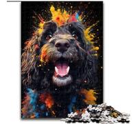 1000 Piece Jigsaw Cockapoo Jigsaw Puzzles for Adults 1000 Piece Adult & Family Activity, DIY Home Decor Gift Size 26X38CM