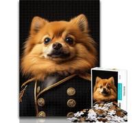 1000 Piece Jigsaw Colonel Chihuahua 1000 Piece Jigsaw Puzzles for Teenagers Gifts,Wall Decoration Unique Birthday And Xmas Gifts Suitable for And 14 50x75cm
