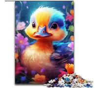 1000 Piece Jigsaw Colorful Art Duck Impossible Jigsaw Puzzles for Adults Family Game Night Fun, DIY Decorative Artwork size : 50x75cm