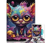 1000 Piece Jigsaw Colorful Art Monster Jigsaw Puzzles for Teenagers,Educational Games Home Decoration Deal As Gifts for The Whole Family 75x50cm