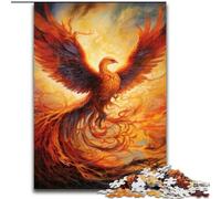 1000 Piece Jigsaw Colorful Art Phoenix Wooden Puzzles Develops Hand-Eye Coordination Skills, Perfect for Birthday Gifts (Size 50x75 cm)
