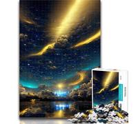 1000 Piece Jigsaw Colourful Dream Clouds 1000 Pieces Jigsaw Puzzles For Teens And Adults,Fully Interlocking & Randomly Shaped Pieces 26x38cm