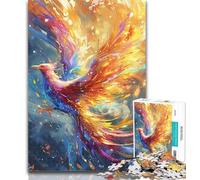 1000 Piece Jigsaw Colourful Fantasy Phoenix Jigsaw Puzzle 1000 Pieces for Adults,Educational Toys & Games for Adults And Teenagers 50x75cm