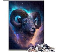 1000 Piece Jigsaw Cosmic Aries Puzzles 1000 Pieces for Adults Family Interactive Game, Brain Challenge Gift (Size 50x75cm)