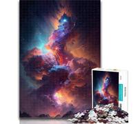 1000 Piece Jigsaw Cosmic Cloud of Galaxies Jigsaw Puzzles for Teenagers 1000 Pieces,Relax Games Is Ideal As A Gift for The Whole Family 26x38cm