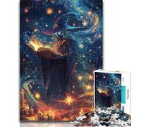 1000 Piece Jigsaw Cosmic Wizard Jigsaw Puzzles 1000 Pieces for Adults Teens,Toy Intellectual Game Artists Collection, Fine Art 50x75cm