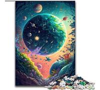 1000 Piece Jigsaw Crazy Space Landscape Jigsaw Puzzles for Adults 1000 Piece Adult & Family Activity, DIY Home Decor Gift Size 50X75CM