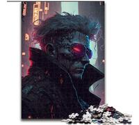 1000 Piece Jigsaw Cyborg in The City Jigsaw Puzzles for Adults size 50x75cm Brain Challenge Game for Teenagers & Family Interaction