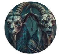 1000 Piece Jigsaw Dark Lord 1000 Piece Round Jigsaw Perfect Home Or Office Decor, Ideal 1000pcs (67.5x67.5cm)