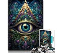 1000 Piece Jigsaw Demon's Eye 1000 Pieces Jigsaw Puzzles for Adults And Teens,Fun Activity for Home, Rainy Days Toys, Birthday Gifts 50x75cm