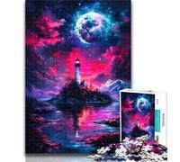 1000 Piece Jigsaw Dengta Under The Blood Moon 1000 Pieces Jigsaw Puzzles for Adults And Teens,Fun Activity for Home, Rainy Days Toys, Birthday Gifts 26x38cm