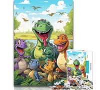 1000 Piece Jigsaw Dinosaur World Adult Jigsaw Puzzles 1000 Pieces,Family Game Stress Reliever Difficult Challenge Great Gifts And Toys 26x38cm