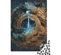 1000 Piece Jigsaw, Dragon's Eye Portal Art Print, Festive Gift, 52x38cm/1000pcs