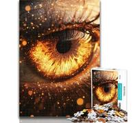 1000 Piece Jigsaw Dream Eyes 1000 Piece Jigsaw Puzzle for Adults Teens,Toys Educational Games Stress Relieving Artists Collection, Fine Art 26x38cm