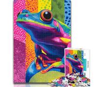 1000 Piece Jigsaw Dream Frog Jigsaw Puzzle 1000 Pieces for Adults,Train Your Brain And Hands Birthday Present, Gifts 26x38cm