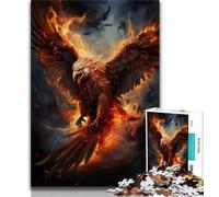 1000 Piece Jigsaw Dream Phoenix 1000 Piece Jigsaw Puzzles for Adults,Toys Educational Games Stress Relieving Unique Home Decor And Gifts (26x38cm)