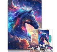 1000 Piece Jigsaw Dreamy Purple Horse Jigsaw Puzzle 1000 Pieces for Teenagers,Educational Toys Is Ideal As A Gift for The Whole Family 50x75cm