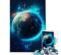 1000 Piece Jigsaw Earth Fragile Tellus Relaxing Games Brain Intelligence Challenge Addictive Toys Gifts for Women Men Hand Speed Race (Size 38x26cm)