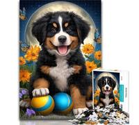 1000 Piece Jigsaw Easter Dog Jigsaw Puzzles for Teenagers 1000 Pieces,Toys Educational Games Stress Relieving Parent-child Interaction 50x75cm