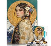 1000 Piece Jigsaw Elegant Mountain Goddess Adult Jigsaws 1000 Piece,Wall Decoration Unique Birthday And Xmas Gifts Suitable for And 14 50x75cm