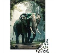 1000 Piece Jigsaw, Elephant, 38x26cm/1000pcs | For rainy days at home: Adult jigsaw puzzle with 1000 pieces supports a slower, more focused form of entertainment.