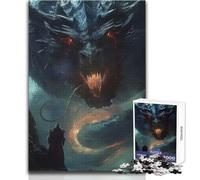 1000 Piece Jigsaw Evil Monster Relaxing Leisure Time Activity Precision Cut Smooth Edge Play Toy Size 38x26cm