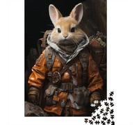 1000 Piece Jigsaw, Explorer Bunny, 38x26cm/1000pcs
