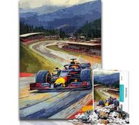1000 Piece Jigsaw F1 Racing Jigsaw Puzzles for Teenagers 1000,Wall Decoration Unique Birthday And Xmas Gifts Suitable for And 14 26x38cm