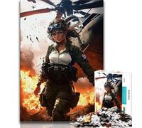 1000 Piece Jigsaw Fantasy American Pilot 1000 Pieces Jigsaw Puzzle For Adults Teens,Toy Intellectual Game Artists Collection, Fine Art (50x75cm)