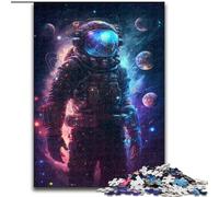 1000 Piece Jigsaw Fantasy Astronaut Jigsaw Puzzles for Adults, 1000 Piece Challenging Brain Teaser for Teenager, Family Game Night Fun size 50x75cm