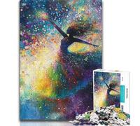 1000 Piece Jigsaw Fantasy Ballerina 1000 Piece Jigsaw Puzzle for Adults And Teenagers,Unique Home Decor And Gifts for Age 14 (26x38cm)