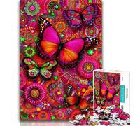 1000 Piece Jigsaw Fantasy Butterfly 1000 Pieces Jigsaw Puzzle For Adults Teens,Toy Intellectual Game Artists Collection, Fine Art (38x26cm)