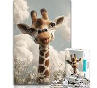 1000 Piece Jigsaw Fantasy Giraffe 1000 Piece Jigsaw Puzzles for Teenagers Gifts,Wall Decoration Unique Birthday And Xmas Gifts Suitable for And 14 26x38cm